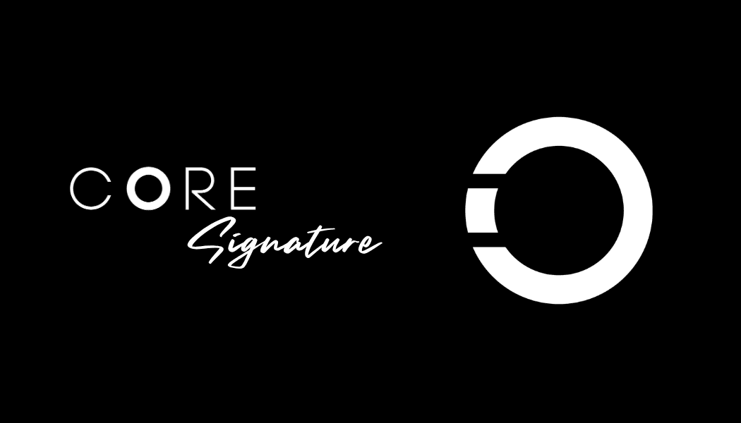 La tarjeta de membresía Core Signature en negro